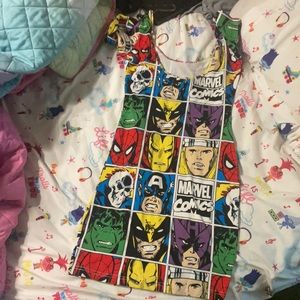 Cute characters mini dresses